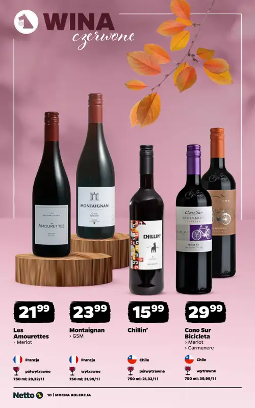 Netto - gazetka promocyjna Mocna Kolekcja - Wina od środy 15.10 do soboty 25.10 - strona 10