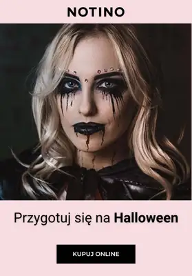 #Halloween - gazetka promocyjna Notino | Makijaż na halloween od czwartku 16.10 