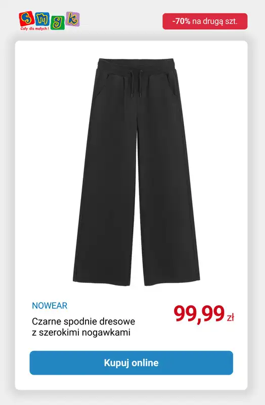 Smyk - gazetka promocyjna -70% na drugi produkt NOWEAR od środy 15.10 do poniedziałku 27.10 - strona 7