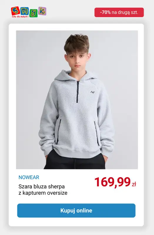 Smyk - gazetka promocyjna -70% na drugi produkt NOWEAR od środy 15.10 do poniedziałku 27.10 - strona 12
