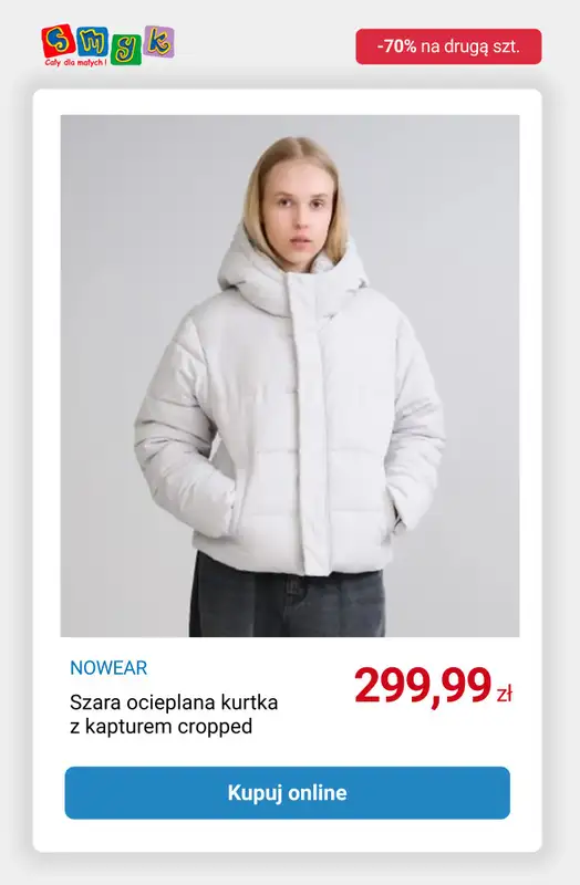 Smyk - gazetka promocyjna -70% na drugi produkt NOWEAR od środy 15.10 do poniedziałku 27.10 - strona 14