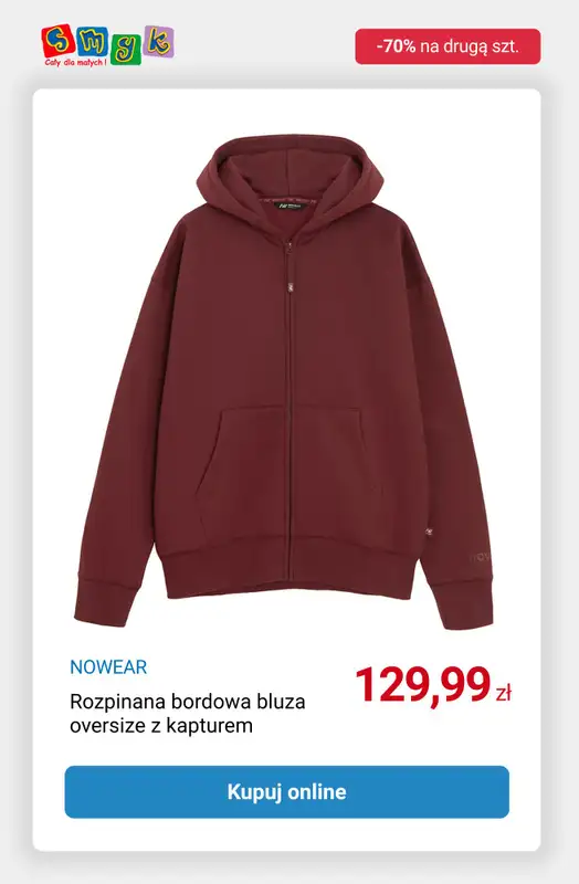 Smyk - gazetka promocyjna -70% na drugi produkt NOWEAR od środy 15.10 do poniedziałku 27.10 - strona 4