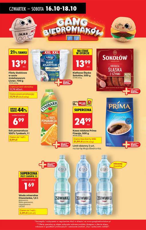 Biedronka - gazetka promocyjna Od czwartku od czwartku 16.10 do środy 22.10 - strona 42