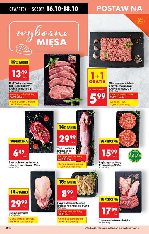 Biedronka - gazetka promocyjna Od czwartku, Z ladą tradycyjną od czwartku 16.10 do środy 22.10 - strona 26
