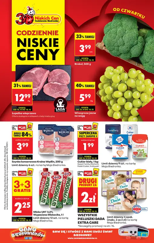 Biedronka - gazetka promocyjna Od czwartku, Z ladą tradycyjną  