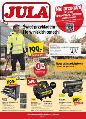 Jula - gazetka promocyjna Gazetka od czwartku 16.10 do środy 29.10 Jula - gazetka promocyjna Gazetka od czwartku 16.10 do środy 29.10