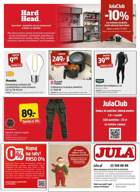 Jula - gazetka promocyjna Gazetka od czwartku 16.10 do środy 29.10 - strona 8
