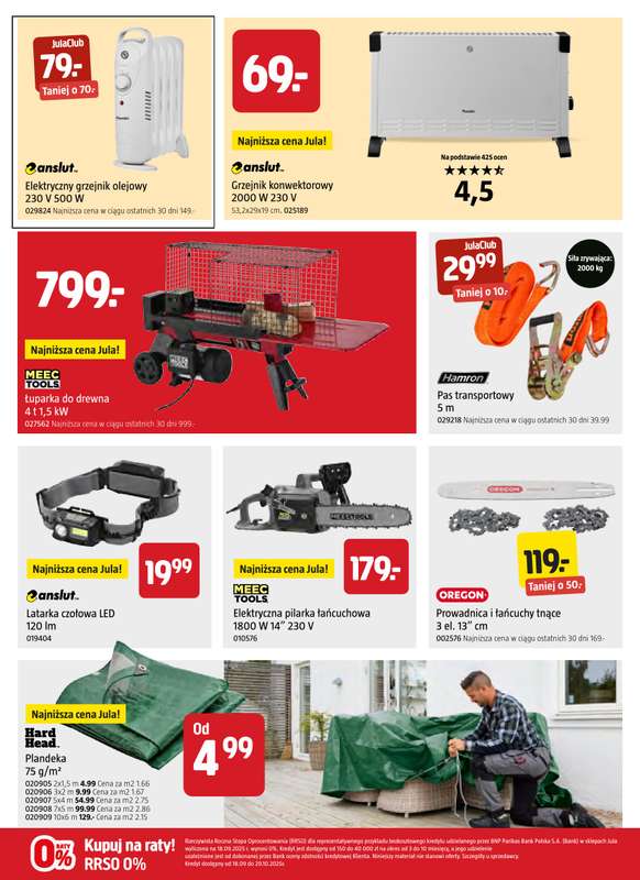 Jula - gazetka promocyjna Gazetka od czwartku 16.10 do środy 29.10 - strona 7