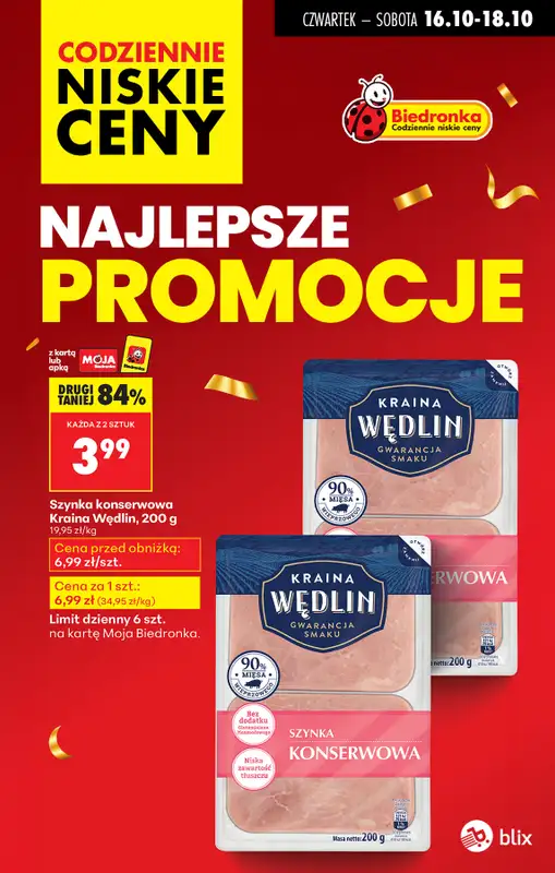 Biedronka - gazetka promocyjna Najlepsze promocje!  