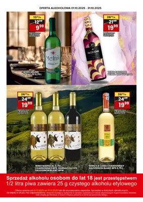 Wafelek - gazetka promocyjna Katalog alkoholowy  do piątku 31.10 - strona 4