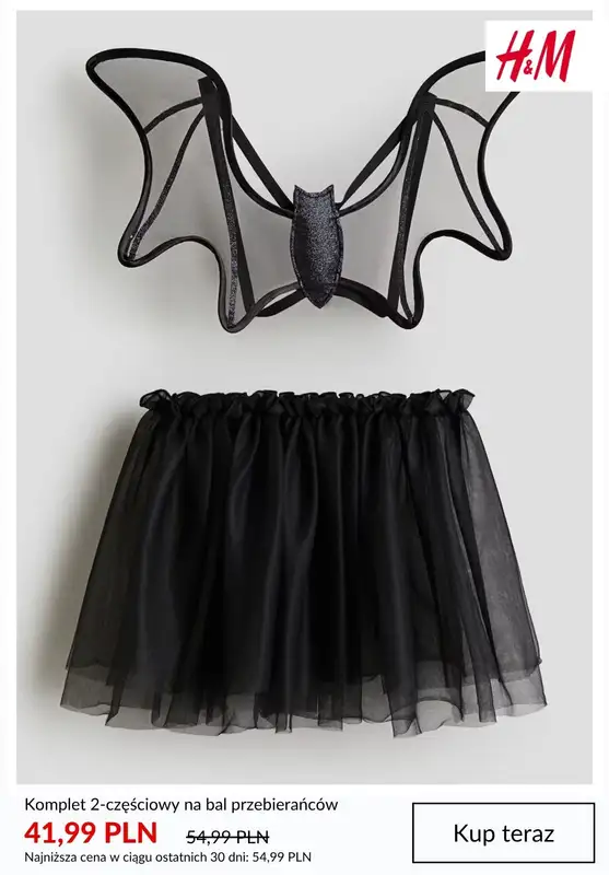 H&M - gazetka promocyjna HALLOWEEN - kostiumy i dodatki dziecięce od czwartku 16.10  - strona 6