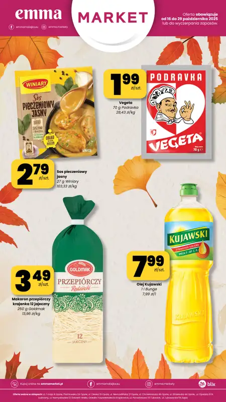emma MARKET - gazetka promocyjna Plakat promocyjny  