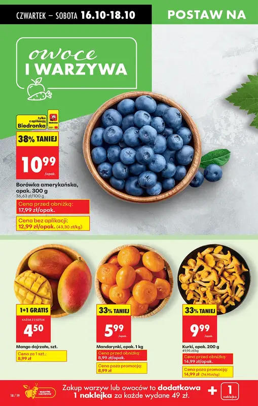 Biedronka - gazetka promocyjna Od czwartku od czwartku 16.10 do środy 22.10 - strona 20
