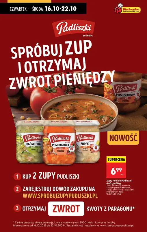 Biedronka - gazetka promocyjna Od czwartku, Z ladą tradycyjną od czwartku 16.10 do środy 22.10 - strona 39