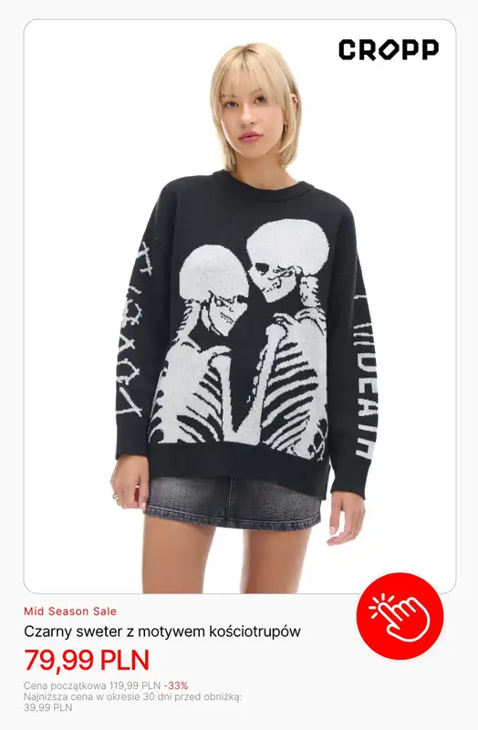 Cropp - gazetka promocyjna Kolekcja HALLOWEEN dla niej od czwartku 16.10  - strona 7