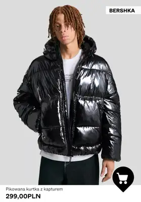 Bershka - gazetka promocyjna Męskie kurtki pikowane od czwartku 16.10 do czwartku 23.10 - strona 2