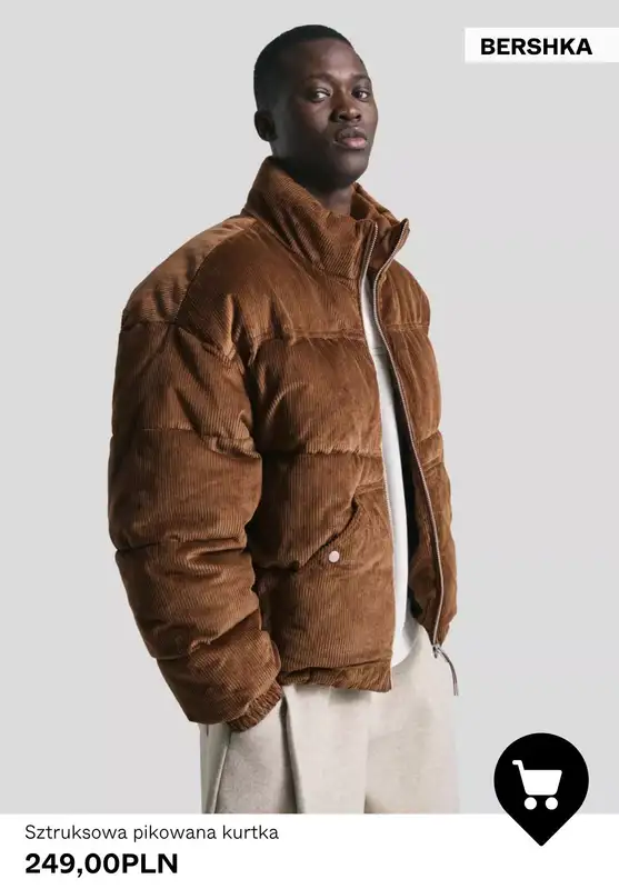 Bershka - gazetka promocyjna Męskie kurtki pikowane od czwartku 16.10 do czwartku 23.10 - strona 6