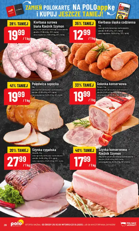 POLOmarket - gazetka promocyjna Gazetka od środy 15.10 do wtorku 21.10 - strona 28