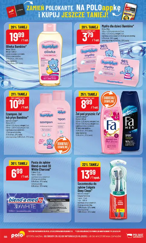 POLOmarket - gazetka promocyjna Gazetka od środy 15.10 do wtorku 21.10 - strona 66