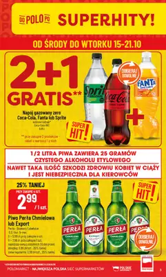 POLOmarket - gazetka promocyjna Gazetka od środy 15.10 do wtorku 21.10 - strona 3
