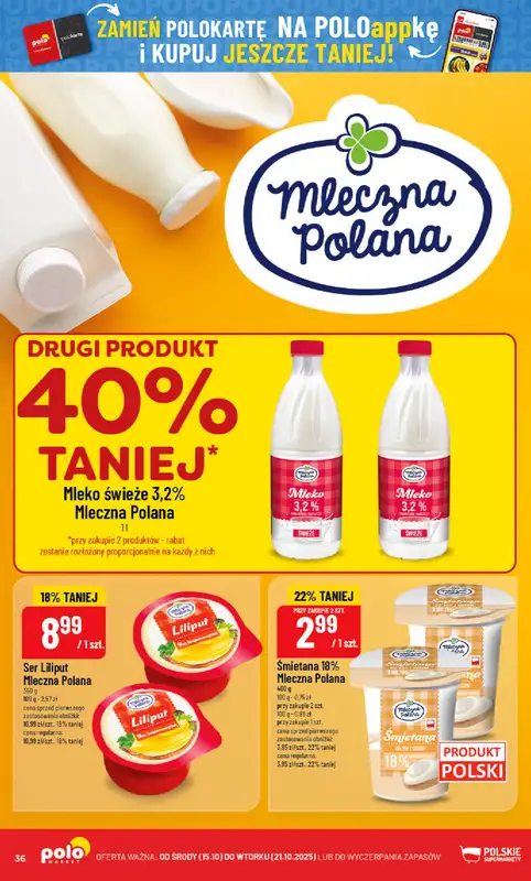 POLOmarket - gazetka promocyjna Gazetka od środy 15.10 do wtorku 21.10 - strona 36