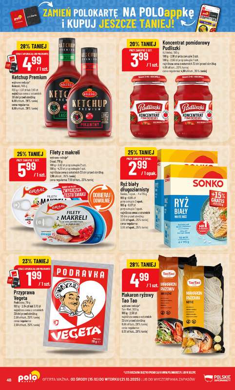 POLOmarket - gazetka promocyjna Gazetka od środy 15.10 do wtorku 21.10 - strona 48
