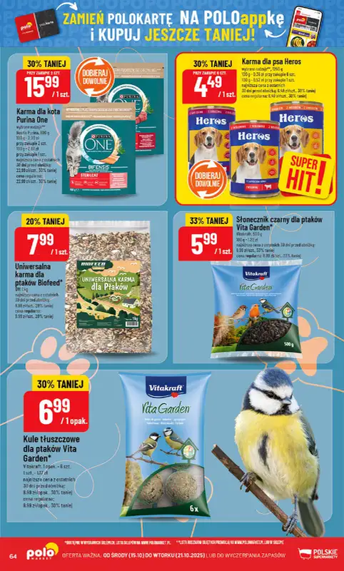 POLOmarket - gazetka promocyjna Gazetka od środy 15.10 do wtorku 21.10 - strona 64