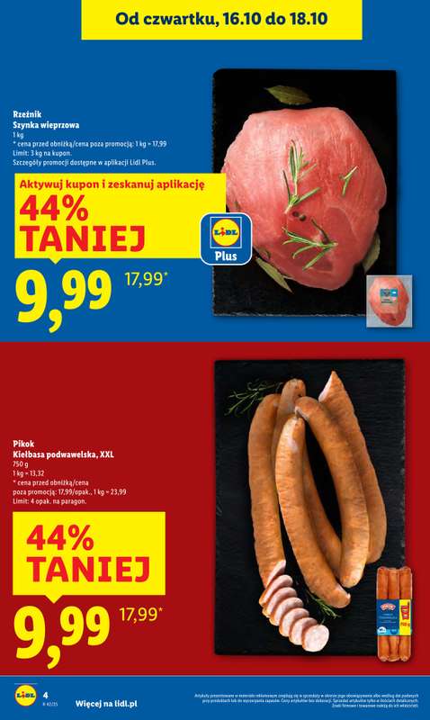 Lidl - gazetka promocyjna Oferta od czwartku od czwartku 16.10 do soboty 18.10 - strona 4