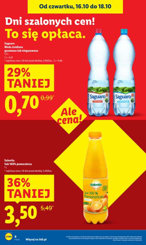 Lidl - gazetka promocyjna Oferta od czwartku od czwartku 16.10 do soboty 18.10 - strona 6