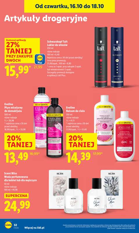 Lidl - gazetka promocyjna Oferta od czwartku od czwartku 16.10 do soboty 18.10 - strona 58