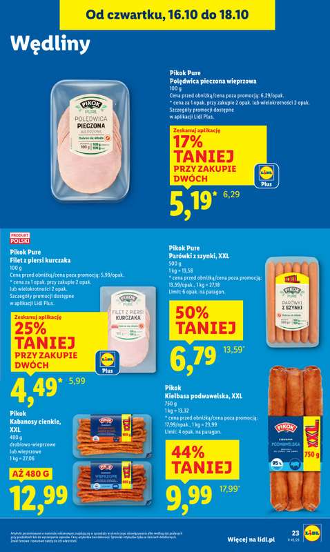 Lidl - gazetka promocyjna Oferta od czwartku od czwartku 16.10 do soboty 18.10 - strona 29