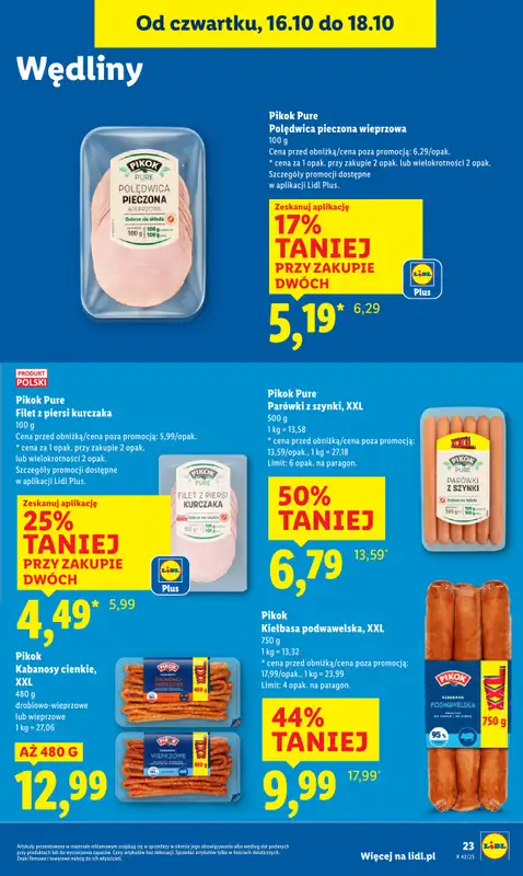 Lidl - gazetka promocyjna Oferta od czwartku od czwartku 16.10 do soboty 18.10 - strona 29