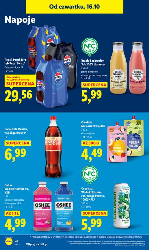 Lidl - gazetka promocyjna Oferta od czwartku od czwartku 16.10 do soboty 18.10 - strona 50