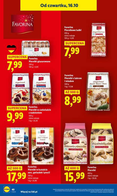 Lidl - gazetka promocyjna Oferta od czwartku od czwartku 16.10 do soboty 18.10 - strona 46