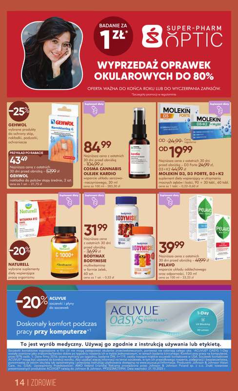 Super-Pharm - gazetka promocyjna Poczuj się wspaniale od soboty 18.10 do wtorku 28.10 - strona 14