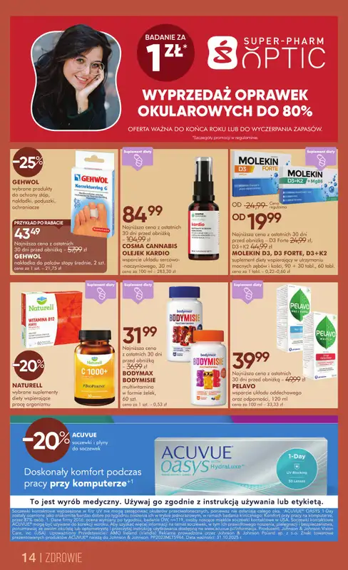 Super-Pharm - gazetka promocyjna Poczuj się wspaniale od soboty 18.10 do wtorku 28.10 - strona 14