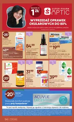 Super-Pharm - gazetka promocyjna Poczuj się wspaniale od soboty 18.10 do wtorku 28.10 - strona 14 Super-Pharm - gazetka promocyjna Poczuj się wspaniale od soboty 18.10 do wtorku 28.10 - strona 14