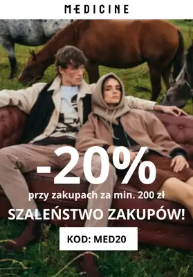 BEST SALE - gazetka promocyjna Medicine | -20% przy zamówieniu za min. 200 zł od czwartku 16.10 do środy 22.10