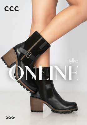 CCC - gazetka promocyjna Obuwie damskie - TYLKO ONLINE od czwartku 16.10 