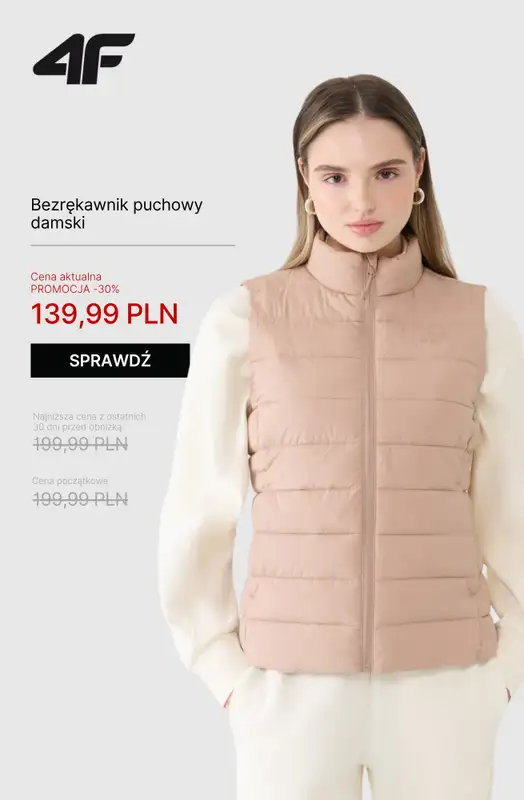 4F - gazetka promocyjna -20% na wszystko od 199 PLN! od czwartku 16.10 do niedzieli 26.10 - strona 8