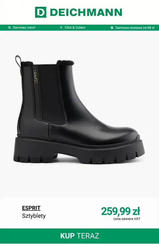 Deichmann - gazetka promocyjna Buty damskie Esprit od piątku 17.10  - strona 11