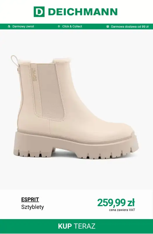 Deichmann - gazetka promocyjna Buty damskie Esprit od piątku 17.10  - strona 4