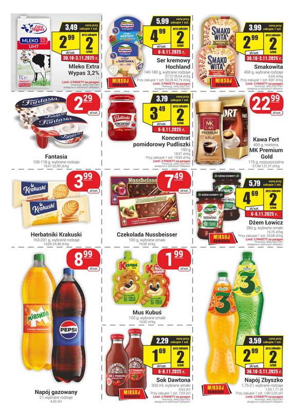 Delikatesy Sezam - gazetka promocyjna Gazetka od czwartku 30.10 do środy 12.11 - strona 3 Delikatesy Sezam - gazetka promocyjna Gazetka od czwartku 30.10 do środy 12.11 - strona 3