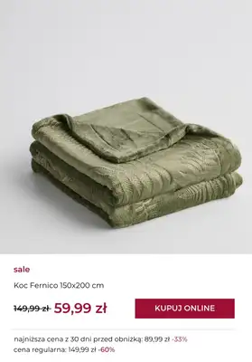 home&you - gazetka promocyjna Koce na WYPRZEDAŻY już od 34,99 zł od czwartku 16.10 do piątku 24.10 - strona 5