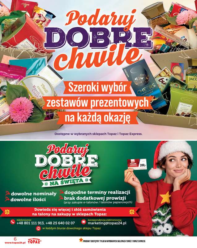TOPAZ - gazetka promocyjna Gazetka od czwartku 23.10 do środy 29.10 - strona 6