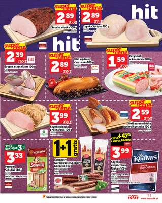 TOPAZ - gazetka promocyjna Gazetka od czwartku od czwartku 23.10 do środy 29.10 - strona 11