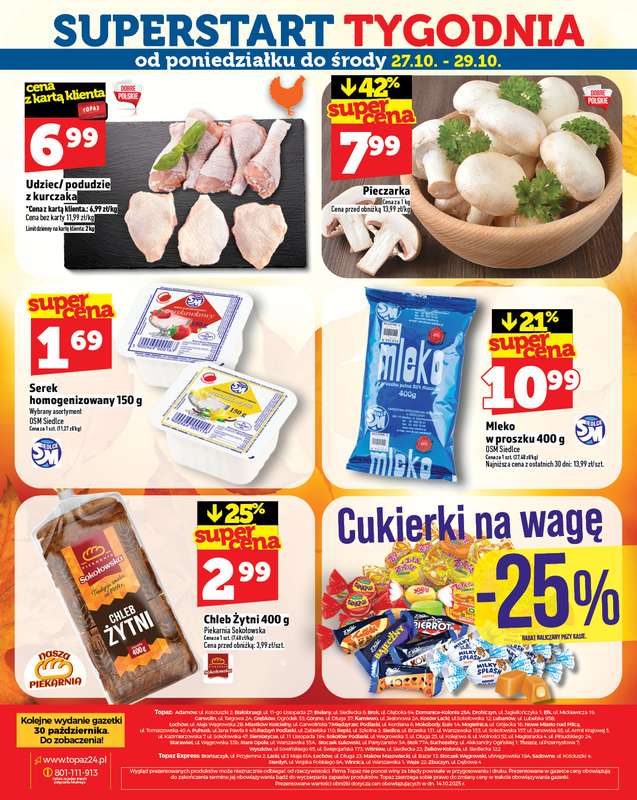 TOPAZ - gazetka promocyjna Gazetka od czwartku 23.10 do środy 29.10 - strona 32