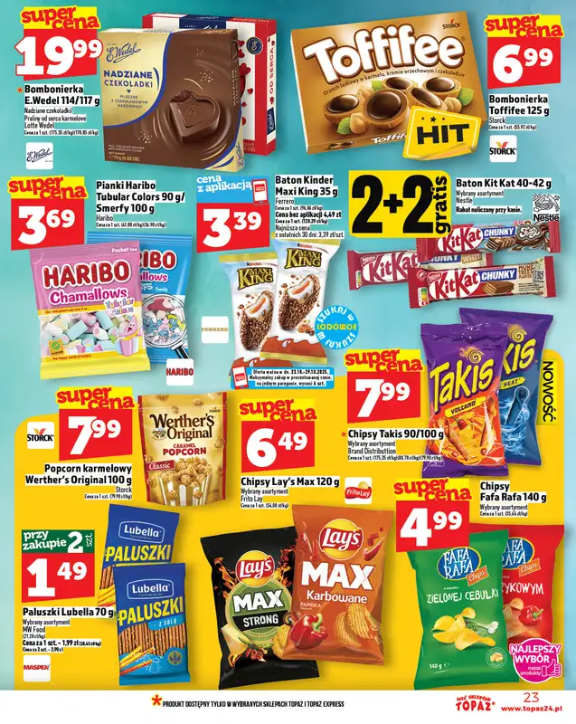 TOPAZ - gazetka promocyjna Gazetka od czwartku 23.10 do środy 29.10 - strona 23