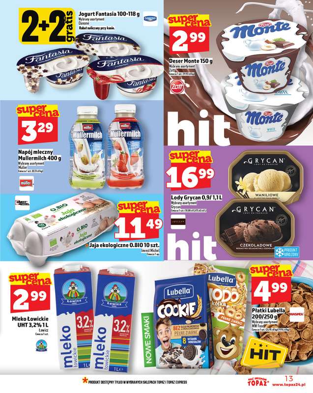 TOPAZ - gazetka promocyjna Gazetka od czwartku 23.10 do środy 29.10 - strona 13