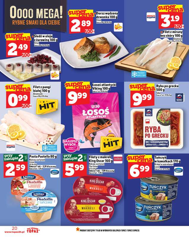 TOPAZ - gazetka promocyjna Gazetka od czwartku 23.10 do środy 29.10 - strona 20